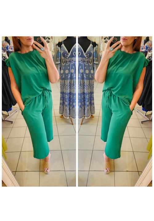 COUTURE COMFORT CO ORD - EMERALD GREEN 