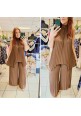  ORIGAMI SERENADE CO ORD - CHOCOLATE 