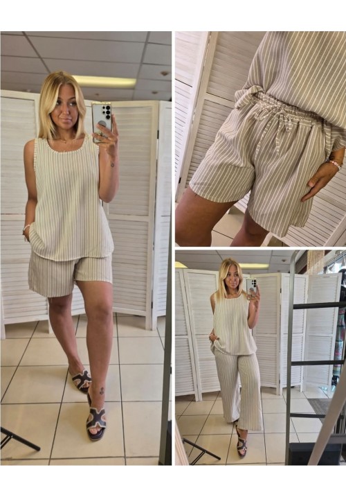  THE CHALKLINE COLLECTION - TAN - SHORTS