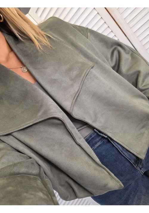  STREET SMART BOXY BOMBER - KHAKI
