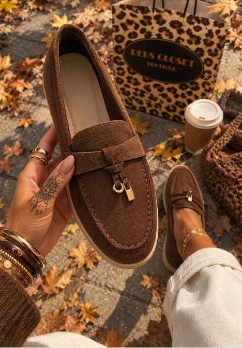 THE HAMPTONS LOAFER - CHOCOLATE 