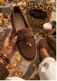  THE HAMPTONS LOAFER - CHOCOLATE 