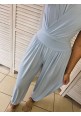 DRAPE ESCAPE CO ORD - BLUE
