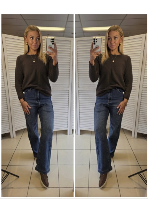 KNIT PICK JUMPER - CHOCOLATE