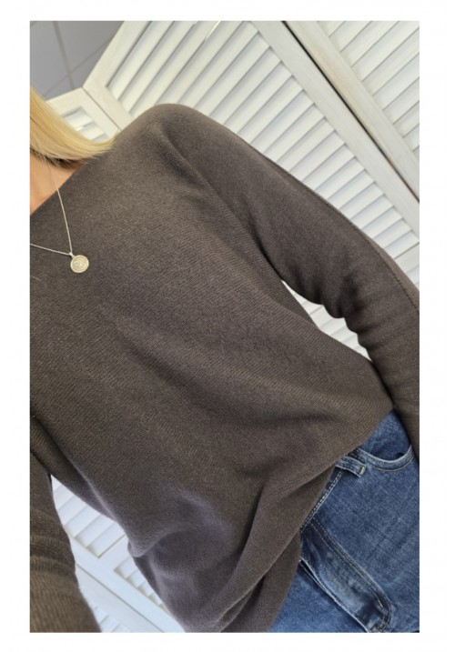 KNIT PICK JUMPER - CHOCOLATE