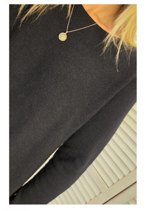 KNIT PICK JUMPER - BLACK