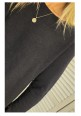 KNIT PICK JUMPER - BLACK