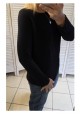 KNIT PICK JUMPER - BLACK