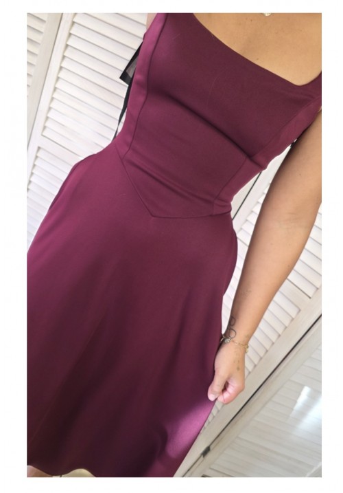 THE AMARA DRESS - WINE