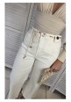 DREAMY DENIM JEANS - CREAM