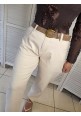 BARREL BEHAVIOUR JEANS - CREAM
