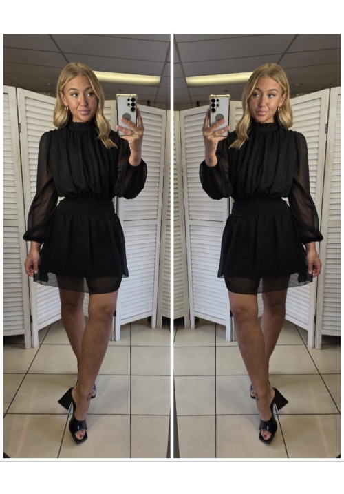  BLACK DAHLIA TEA DRESS 