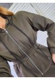  CINCHED SILHOUETTE LOUNGE SUIT - CHOCOLATE 