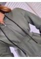  CINCHED SILHOUETTE LOUNGE SUIT - KHAKI
