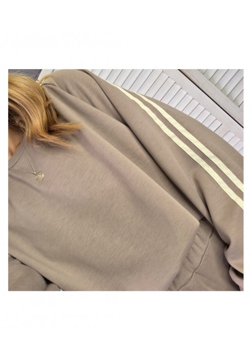 CURVY GIRLS MOCHA MOTION TRACKSUIT