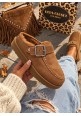  SNUG STAR PREMIUM FAUX FUR CLOG - TAN