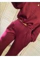  TINKER TAILOR LONG SLEEVED LOUNGE SUIT - WINE