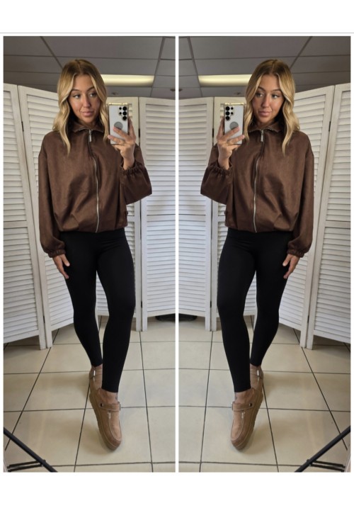  WILD CHILD BOMBER - CHOCOLATE