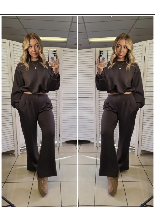  TINKER TAILOR LOUNGE SUIT LONG SLEEVE - CHOCOLATE 