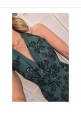 EMERALD CITY COWL NECK DRESS - GREEN