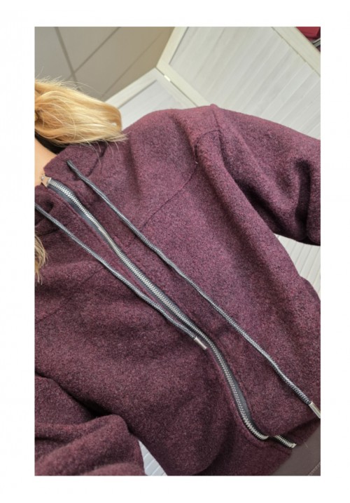 COMFORT ZONE FLEECE JACKET - WINE