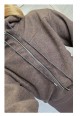   COMFORT ZONE FLEECE JACKET - CHOCOLATE
