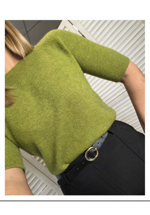 THE SIGNATURE KNIT - MOSS GREEN