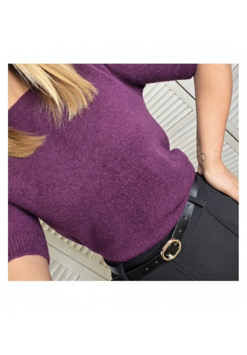 THE SIGNATURE KNIT - BERRY