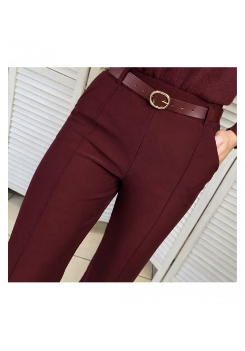 BOSS BABE TROUSERS - WINE