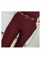  BOSS BABE TROUSERS - WINE