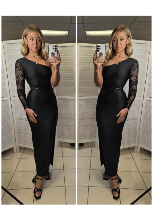   VELVET VINES MAXI BODYCON 